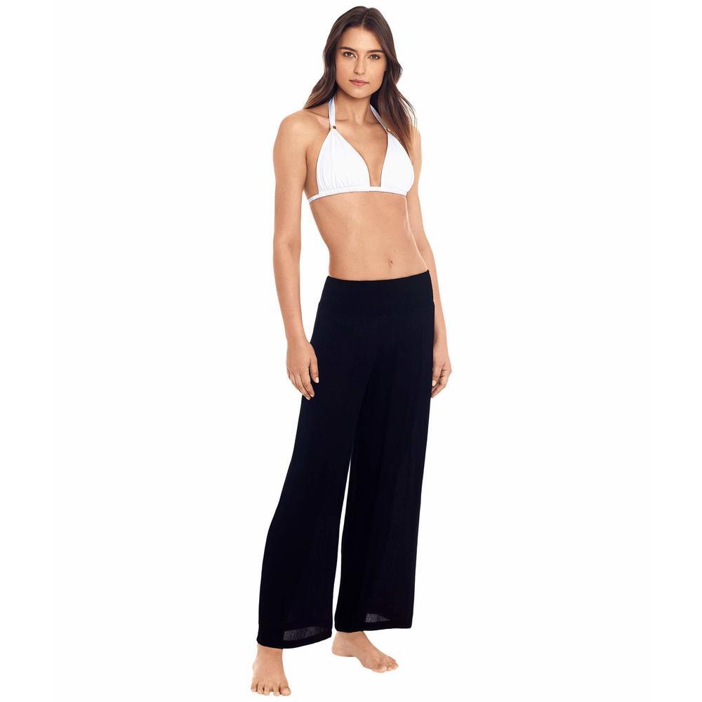 Lauren Ralph Lauren Crinkle Pants Black SM (US 6) - Picture 1 of 1